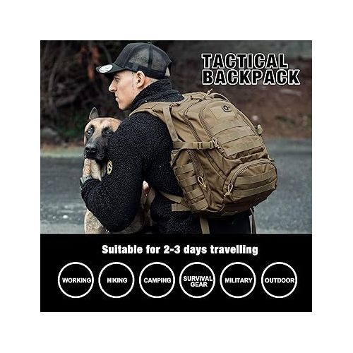  Mardingtop 25L Tactical Backpacks Molle Hiking daypacks for Camping Hiking Military Traveling Motorcycle