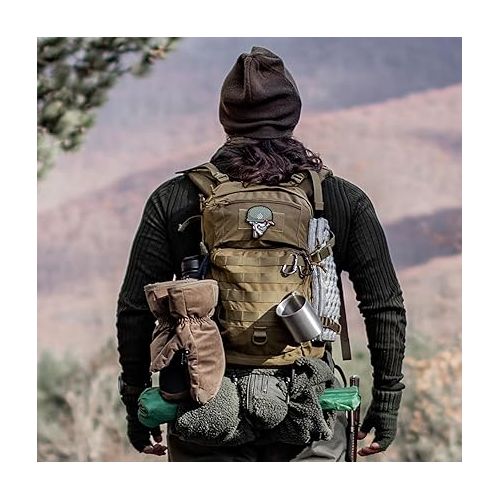  Mardingtop Small Tactical Backpack,Molle Hiking Backpack for Backpacking,Cycling and Biking,25L Backpack