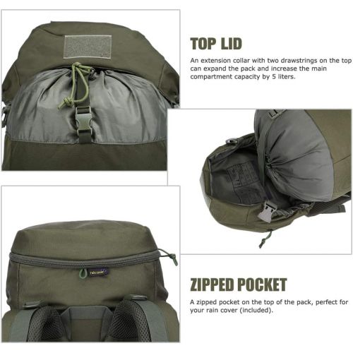  [아마존베스트]Mardingtop 50L/60L Hiking Backpack Molle Internal Frame Backpacks with Rain Cover for Tactical Military Camping Hiking Trekking Traveling