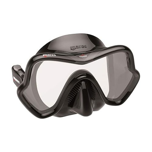 마레스 Mares Unisex's Mask One Vision Diving Googles Black, Size BX BXRDKBK