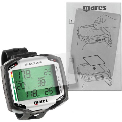 마레스 Mares Quad Displayschutz, Transparent, One Size