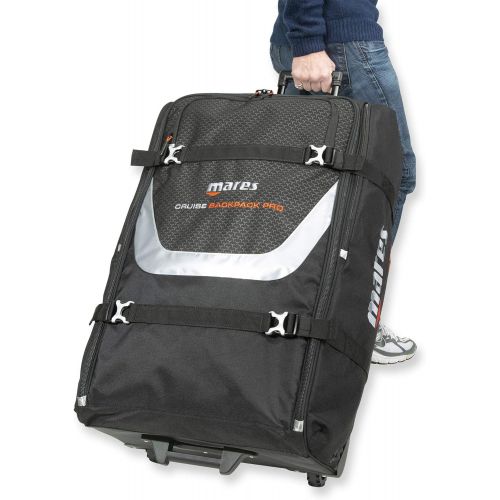 마레스 [아마존베스트]Mares Cruise Backpack Pro with Wheels & Telescopic Handle