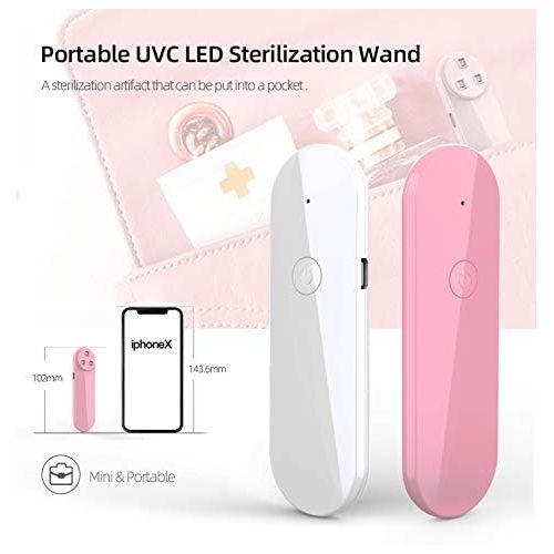  Marias Surf Wax * UVC Mini Powerful SANITIZER STERILIZER Wand * USB Rechargeable Clean w/o Chemicals Eco-Bio for: Baby Bottle, Pacifier, Masks, Keys, Phone, Toilet, Restaurant