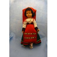 MariasMagicDollShop Reduced by 50 dollars: 18 Felt Lenci Tagged Ethnic Doll, Mint Condition, 1930s Beautiful Girl