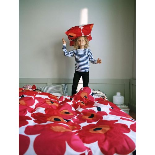  Marimekko 221453 Unikko Comforter Set Red, King
