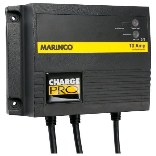  1 - Marinco 10A On-Board Battery Charger - 1224V - 2 Banks