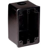 Marinco 6080 Marine FD Box for 15, 20, and 30-Amp Receptacles, and 7420CR Covers (Two 34 Knockout Holes, Black)