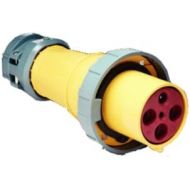 Marinco M4100C12R Marine Electrical Shore Power Connector Body (100-Amp, 125250-Volt, 3-Pole, 4-Wire, Female, Yellow)