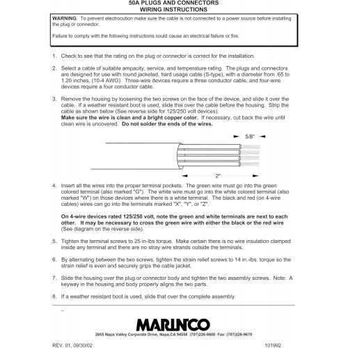  Marinco Shore Power Connectors & Plugs