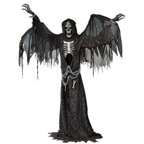  Morris Costumes Angel of Death Life Size Animated Halloween Prop