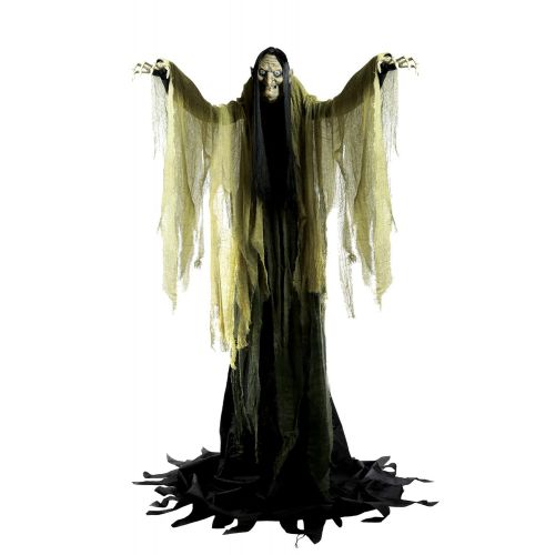  Mario Chiodo UHC Scary Haunted House Hagatha The Towering Witch Animated Halloween Prop