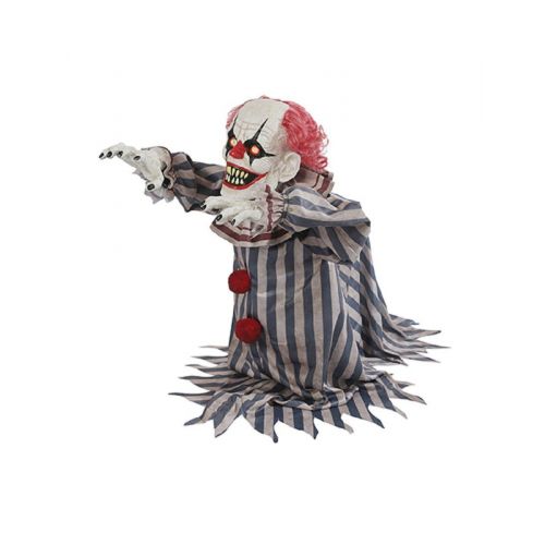  Mario Chiodo 18 Jumping Clown Animated Prop W/Creepy Laugh Halloween Decoration Prop Decor