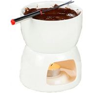 [아마존베스트]marion10020 Chocolate Fondue Set, Chocolate Fondue, for 4 People, Approx. 12 x 15 cm, Made of Ceramic, with 4 Fondue Forks