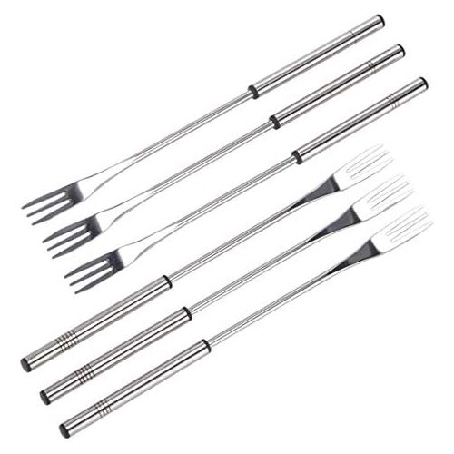  [아마존베스트]Marion10020 Fondue Forks / Fondue Forks / Skewers / with Markings / Stainless Steel / 26 cm / Set of 12