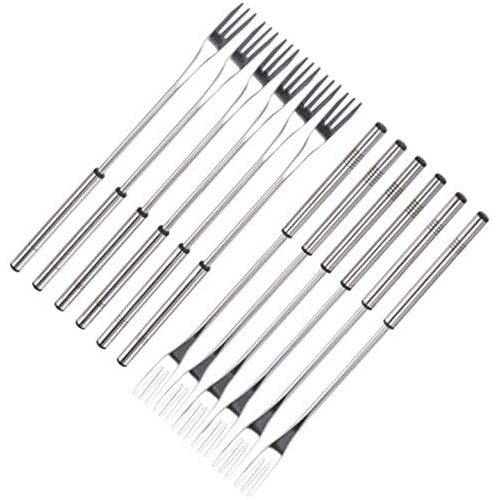  [아마존베스트]Marion10020 Fondue Forks / Fondue Forks / Skewers / with Markings / Stainless Steel / 26 cm / Set of 12