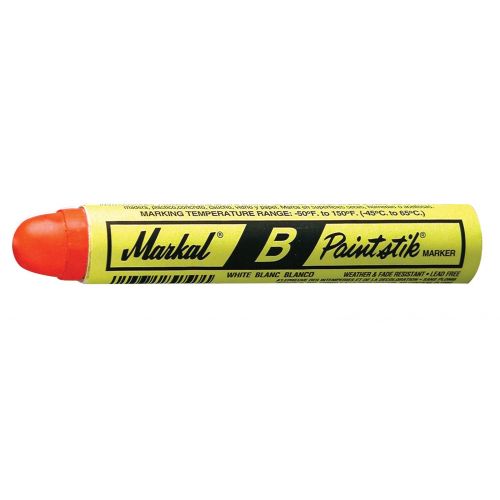  [아마존베스트]Markal B-Paintstik Solid Paint Ambient Surface Marker, 11/16 Diameter, 4-3/4 Length, Red (Pack of 12)