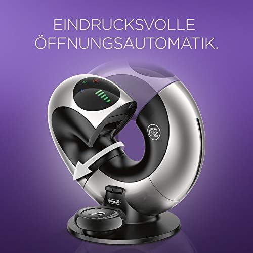  De'Longhi Nescafe Dolce Gusto DeLonghi EDG 736.S | NESCAFEE Dolce Gusto Eclipse | Kapsel Kaffeemaschine | Fuer heisse und kalte Getranke | 15 bar Pumpendruck fuer samtige Crema | Automatische Wasserdosierung | Silb