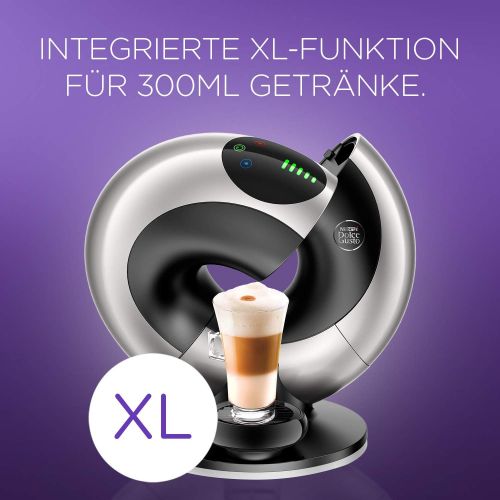  De'Longhi Nescafe Dolce Gusto DeLonghi EDG 736.S | NESCAFEE Dolce Gusto Eclipse | Kapsel Kaffeemaschine | Fuer heisse und kalte Getranke | 15 bar Pumpendruck fuer samtige Crema | Automatische Wasserdosierung | Silb