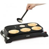 Domo DO8709P Pancake-Maker, Metall antihaftbeschichtet, Schwarz