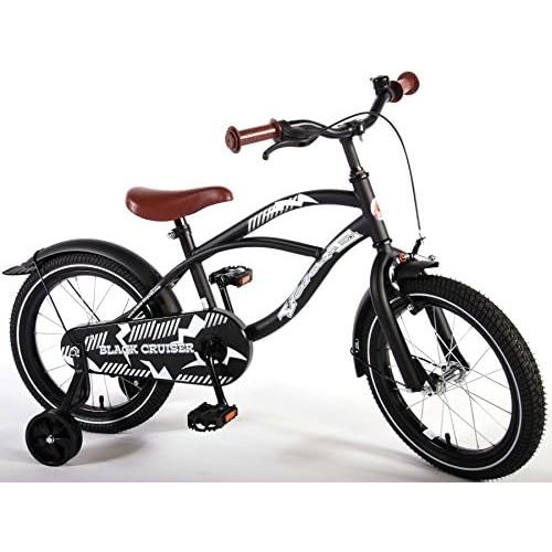  Marke: E&L Cycles E&L Cycles Kinderfahrrad Black Beach Cruiser 16 Zoll mit Ruecktrittbremse