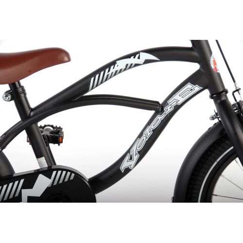  Marke: E&L Cycles E&L Cycles Kinderfahrrad Black Beach Cruiser 16 Zoll mit Ruecktrittbremse