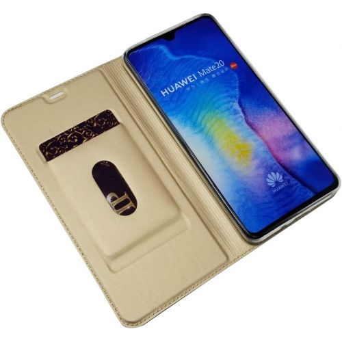  Marke: Finemoco Finemoco Huelle fuer Huawei Mate 20 Handyhuelle Premium PU Leder Handy Folie Case Slim Schutzhuelle fuer Huawei Mate 20 Flip Cover Silikon TPU Bumper Handytasche Magnetic Brieftasche Kl