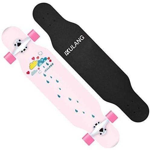  Marke: GuanMun GuanMun Long Board Road vierradriger Roller Jugend Jungen und Madchen Tanzbrett Erwachsene Pinsel Strasse Doppel Rocker Erwachsene Professionelle Kinder Anfanger (Farbe : C)