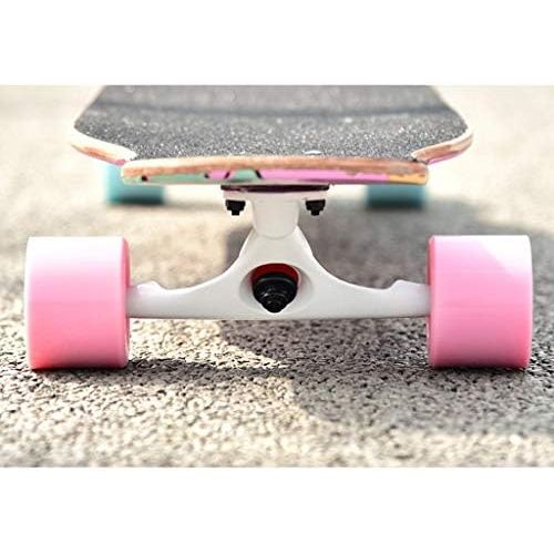  Marke: GuanMun GuanMun Long Board Road vierradriger Roller Jugend Jungen und Madchen Tanzbrett Erwachsene Pinsel Strasse Doppel Rocker Erwachsene Professionelle Kinder Anfanger (Farbe : C)