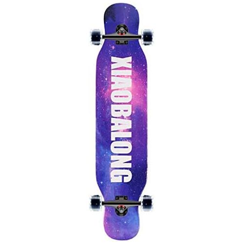  Marke: HYE-SPORT HYE-SPORT Skateboard Pro 42,1 Zoll X 9,7 Zoll Wide Deck Longboards Skateboard Kompletter Double Kick Trick Skateboard fuer Anfanger und Profis (Flash Wheel)