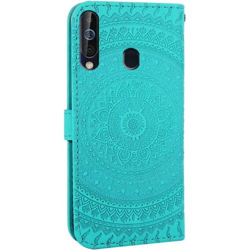  Marke: Homikon Homikon PU Leder Huelle Schoen Mandala Muster Schutzhuelle Brieftasche Ledertasche Handyhuelle mit Kartensteckplatz Stander Klapphuelle Etui Flip Case Kompatibel mit Samsung Galaxy A60