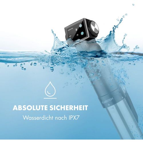  Klarstein Quickstick Pro Sous Vide - Vakuumgarer, Sous-Vide-Garer, Schongarer, 800 W, 6-15 Liter, 3D Streamline Heating, 0-90°C, schwarz