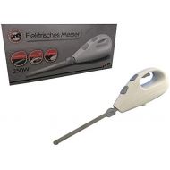 [아마존베스트]Megaprom Elektrisches Messer Kuechenmesser Brotmesser Elektromesser Doppelklingenmesser mit Sicherheitssystem und Fingerschutz