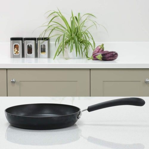  ProCook Gourmet Non-Stick Wok und Bratpfanne - mit Deckel - Induktion - Topfset - mit Antihaftbeschichtung - mit Deckel aus Glas - Stay-Cool Silikongriff - 2-teilig mit Pfanne