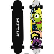 Marke: QYSZYG QYSZYG Skateboard/Doppeltanzbrett/Skateboard fuer Erwachsene Skateboard/Wohlfuehlen/eng und stark Skateboard (Color : C)