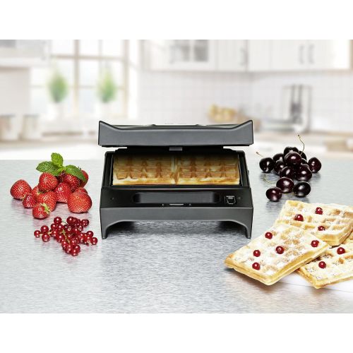  Marke: Rommelsbacher ROMMELSBACHER SWG 700 3-in-1 Multi Toast & Grill Max (Sandwich-Maker, belgisches Waffeleisen, Kontaktgrill, 3 wechselbare Alu-Druckguss-Platten, 2-Lagen Antihaftbeschichtung) schwa