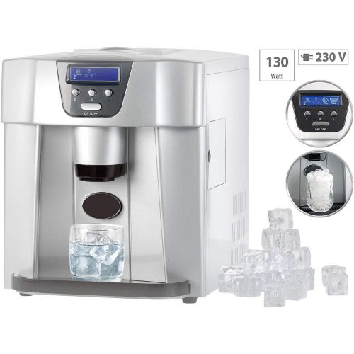  Rosenstein & Soehne Eiswuerfelbereiter: Eiswuerfelmaschine EWS-2100 mit Eiswuerfelspender (Ice Maker)