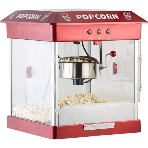  Rosenstein & Soehne Popcornmaker: Profi-Gastro-Popcorn-Maschine mit Edelstahl-Topf, 800 Watt (Retro-Popcorn-Maschine)