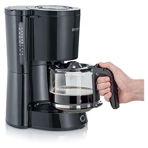  Marke: SEVERIN SEVERIN KA 4815 Type Kaffeemaschine (Fuer gemahlenen Filterkaffee, 10 Tassen, Inkl. Glaskanne) schwarz