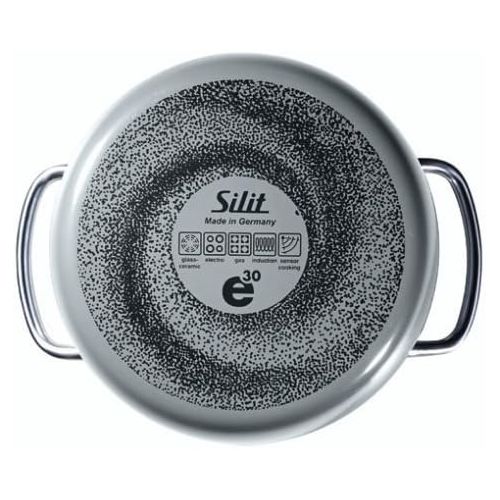  Marke: Silit Silit Vision Topfset 4-teilig, Toepfe mit Glasdeckel, Induktionstoepfe, Silargan Funktionskeramik, Topf Induktion, grau