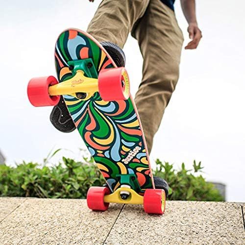  Marke: Skateboards Skateboards JXYH Hoelzerne Fischplatte 58cm Professionelles Brett Bananenbrett Ganzes Brett Anfanger Grau Erwachsene Kinder Universal (Color : Gray, Size : 58 * 15.8 * 15cm)