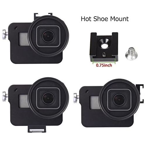  Marke: TEKCAM TEKCAM Gehause aus Aluminiumlegierung, dick, solide, Gehause mit 52 mm UV-Filter fuer Gopro Hero 6 Hero 5