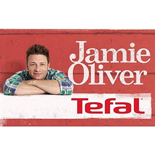 테팔 Tefal E21741 Jamie Oliver Italian Series Grillpfanne, 23 x 27 cm, Aluminium, schwarz