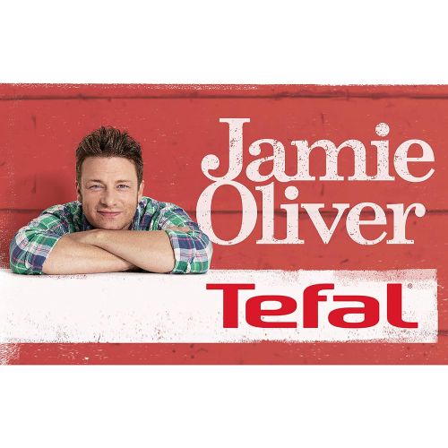 테팔 Tefal E21741 Jamie Oliver Italian Series Grillpfanne, 23 x 27 cm, Aluminium, schwarz