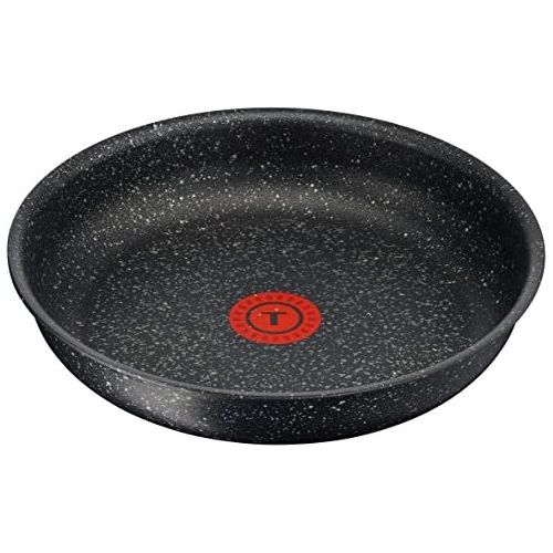 테팔 Tefal l6719112 ST Ingenio Authentic non-stick Induktion Pfannen-Set, 1 Griff,Aluminium, schwarz 23,7x23,7 cm, 28x28 cm