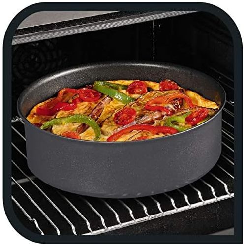 테팔 Tefal L6549102 Performance Pfannen- und Topf-Set 5-teilig, antihaftversiegelt, induktionsgeeignet, Starterset, schwarz