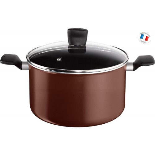 테팔 Tefal b3006902Extra Brownie Kochtopf mit Deckel Aluminium 11,6L 30cm