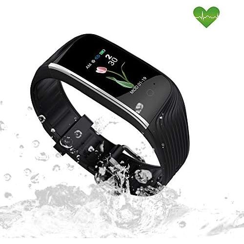 Marke: Tesure Smartwatch Wasserdicht ECG+PPG Smart Watch Uhr mit Pulsmesser Fitness Tracker Intelligente Armbanduhr Fitness Uhr mit Schrittzahler Schlaf-Monitor Call SMS Benachrichtigung Push fue