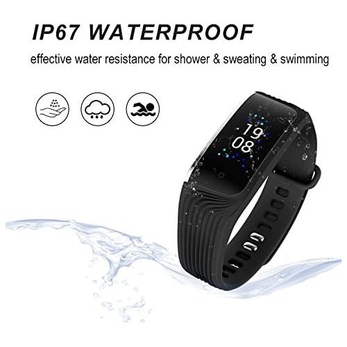  Marke: Tesure Smartwatch Wasserdicht ECG+PPG Smart Watch Uhr mit Pulsmesser Fitness Tracker Intelligente Armbanduhr Fitness Uhr mit Schrittzahler Schlaf-Monitor Call SMS Benachrichtigung Push fue