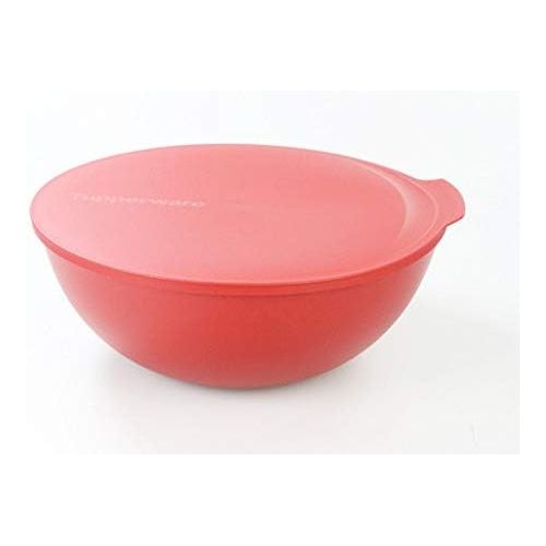  Marke: Tupperware TUPPERWARE Allegra 5,0 L rot gold Servier Schuessel Schale Servierschale