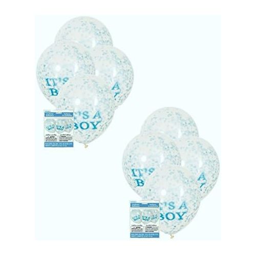  [아마존 핫딜]  [아마존핫딜]Unbekannt Babyparty fuer Jungen Affe Konfetti-Ballons 12 farblos